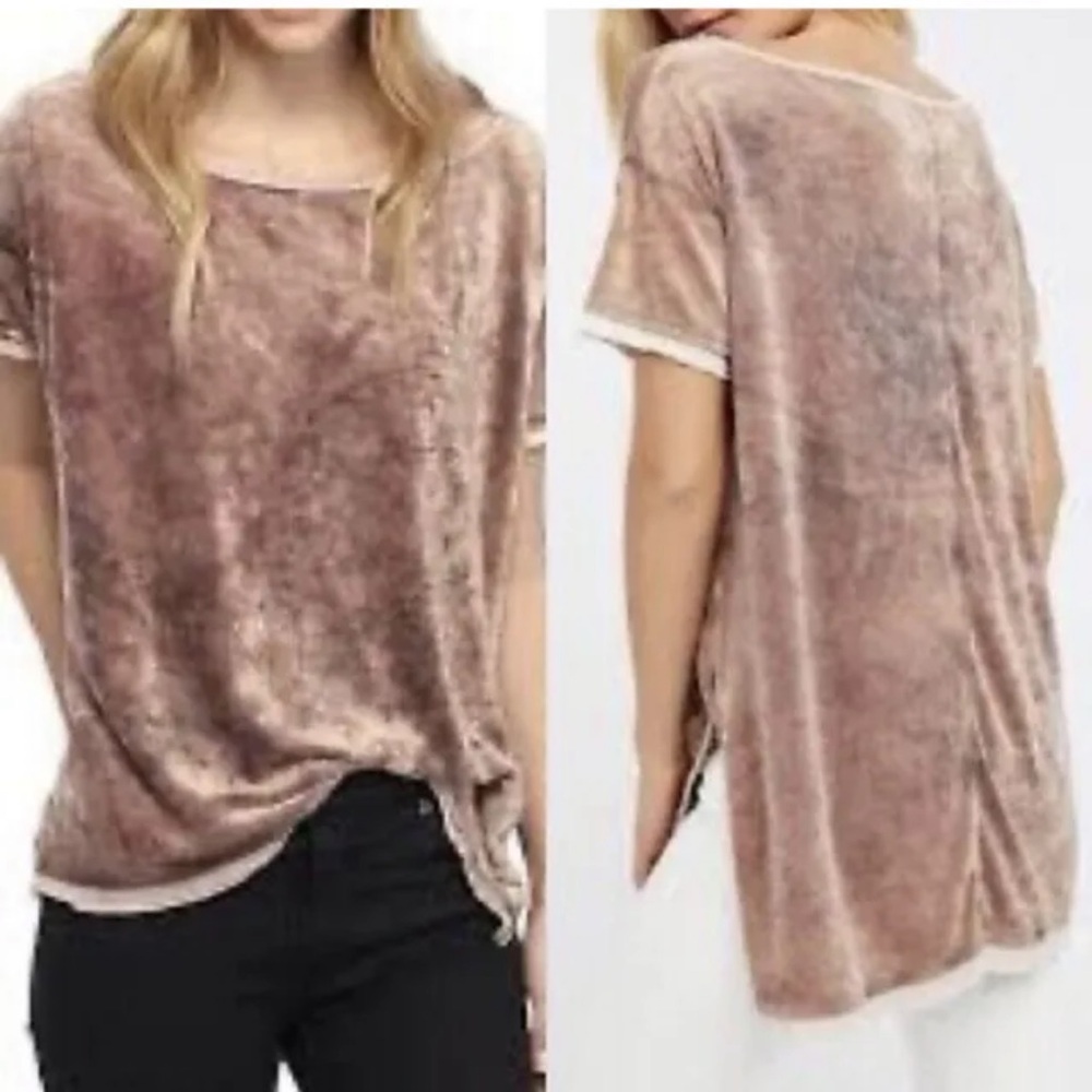 Free People Velour Top